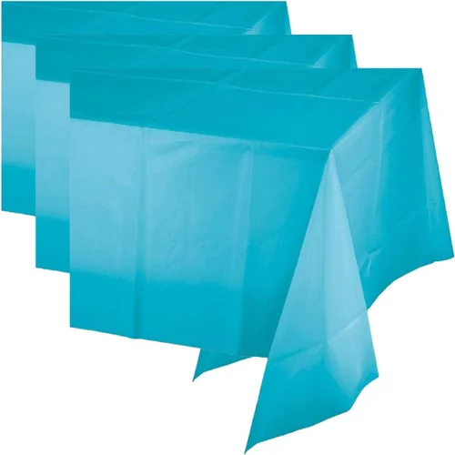 Miniatura 2 de Creative Converting Bermuda Blue - Mantel rectangular de plástico (1 unidad)