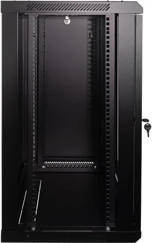 Miniatura 7 de Navepoint 9U Deluxe IT - Gabinete para montaje en pared, 19 pulgadas, rack de red de servidores con puerta de vidrio con bloqueo, 24 pulgadas