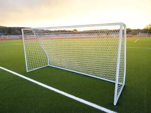 PASS Premier - Portería de fútbol de acero de tamaño juvenil de 12 x 6 pies. Marco de acero más fuerte de 2 pulgadas de diámetro con red duradera de
