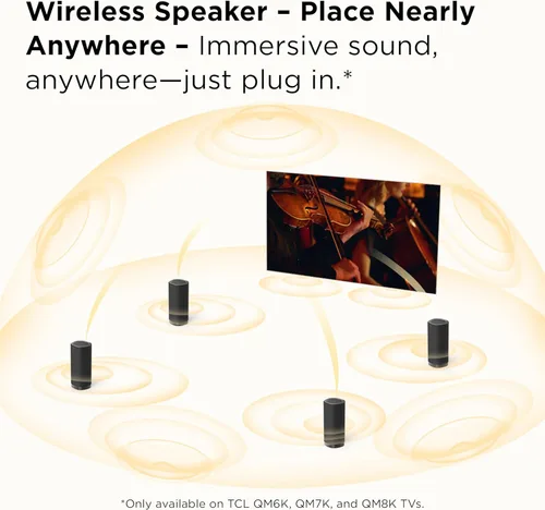 Miniatura 3 de TCL Z100 Altavoz inalámbrico de cine en casa con tecnología Dolby Atmos FlexConnect con transmisión de música Bluetooth, potencia de salida de 170