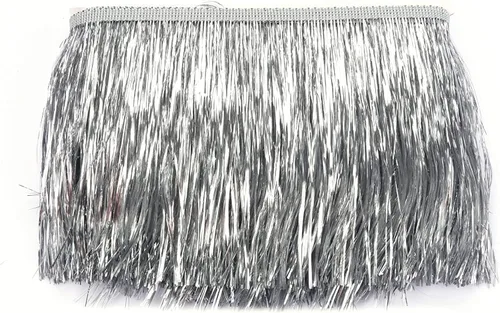 Miniatura 52 de YYCRAFT Fleco de Oropel de 1.75 pulgadas de Ancho Ribete de Oropel Guirnalda de Oropel Fleco para Disfraz de Baile Ribete con Efecto de Lámina