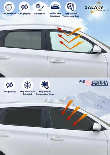 Miniatura 6 de Ventanas laterales de asiento delantero de ajuste personalizado (2 piezas) para Hyundai Santa Cruz SE SEL camión, 2022 2023 2024 2025, accesorios