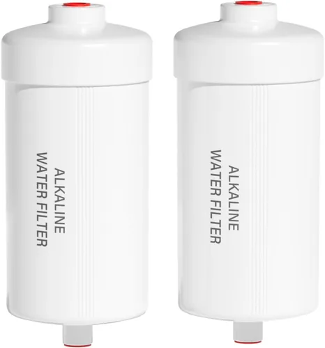 Purewell PH-2 Elementos de filtro alcalino blanco de 3 etapas, filtros adicionales para filtros de carbón activado negro Berkey®, Berkey® y Purewell