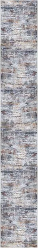 Miniatura 1021 de IOHOUZE Alfombra abstracta lavable de 3 x 12 pies para pasillos, antideslizante para cocina, camino de entrada de lana sintética para interiores