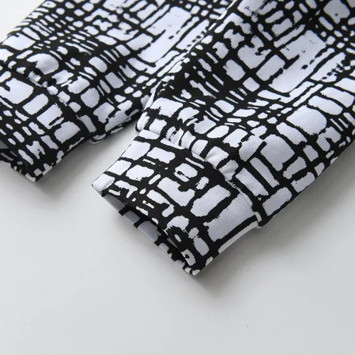 Miniatura 6 de Eghunooy Conjunto de ropa de manga larga con capucha y pantalones para bebés y niños pequeños