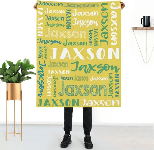 Miniatura 12 de Mantas de bebé personalizadas para niñas y niños con nombre, mantas de bebé personalizadas con nombre, mantas personalizadas para niños, artículos