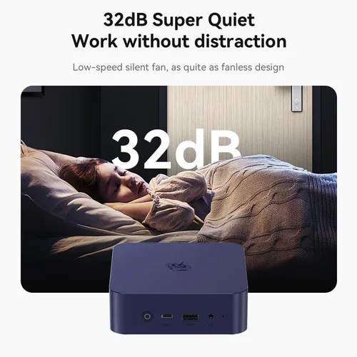 Miniatura 3 de Beelink EQ Mini PC, Intel Twin Lake N150(Up to 3.6GHz) 4C/4T, Computer 12GB LPDDR5 RAM 500GB SSD, Computer Dual HDMI 4K UHD