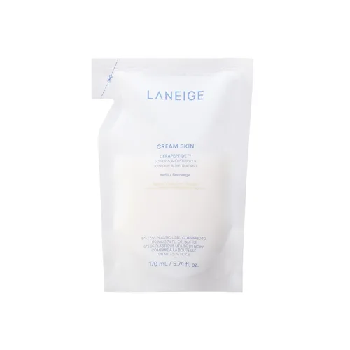 Miniatura 11 de LANEIGE Tónico e hidratante para la piel en crema: Tóner lechoso coreano ligero y recargable con ceramida y péptido para hidratación, reafirmación