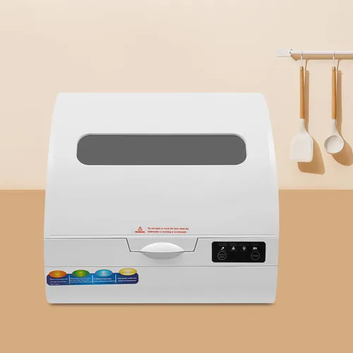 Miniatura 4 de Lavavajillas de encimera, lavavajillas portátil con tanque de agua, 3 programas de lavado, pulverización de agua a 360 grados, tecnología de secado