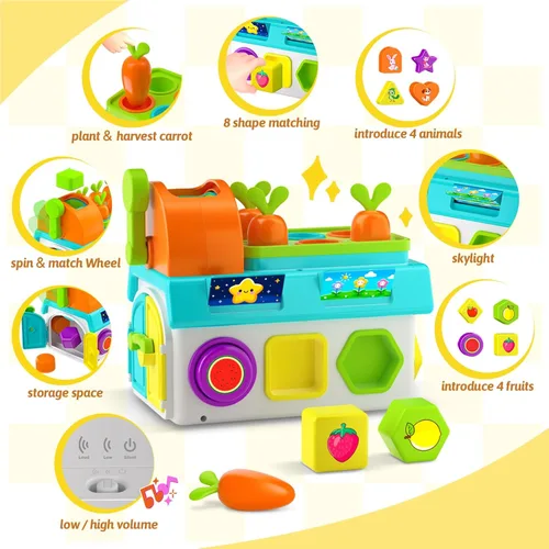 Miniatura 7 de Juguetes Montessori para niños y niñas de 1 a 2 años, regalo de primer cumpleaños para niños de un año, juego educativo de 12 a 18 meses, juego
