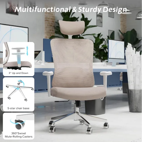 Miniatura 6 de Silla de oficina de malla