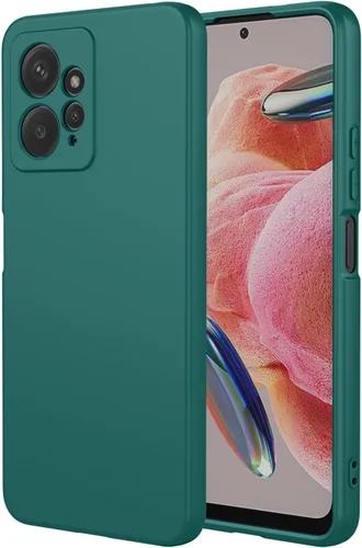 Miniatura 11 de Funda para Xiaomi Redmi Note 12 4G, funda de silicona líquida, forro de microfibra antiarañazos suave a prueba de golpes compatible con Xiaomi Redmi