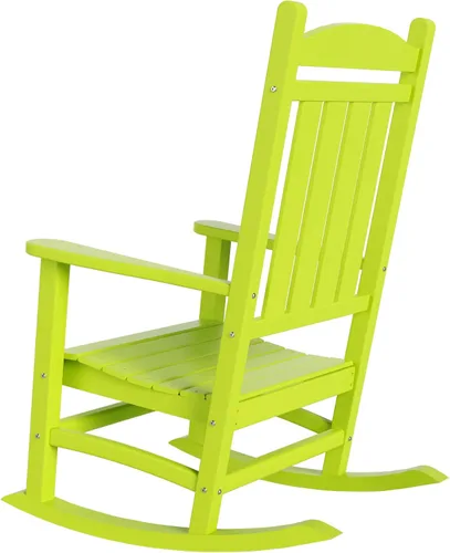 Miniatura 7 de WestinTrends Malibu - Mecedora para exteriores/patio, color lima
