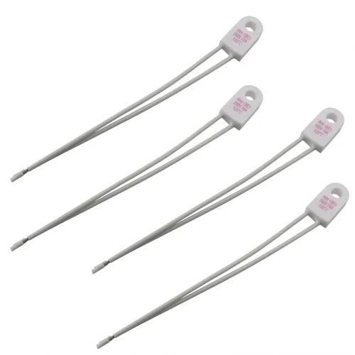 4 unids 257.0 °F Protector de sobretemperatura Fusible de cerámica Fusible térmico Circuito limitador de temperatura Corteos Fusible térmico de