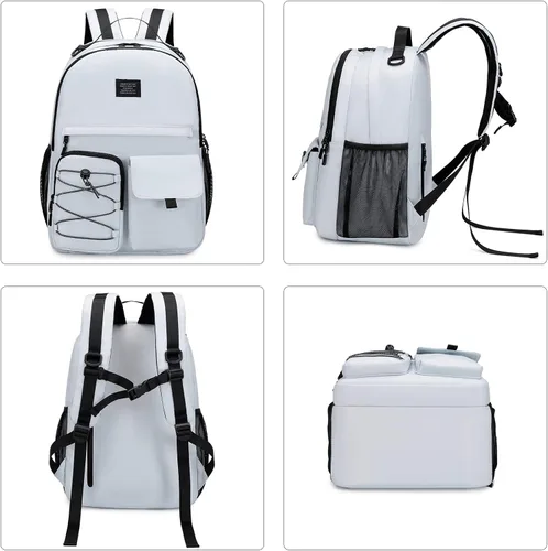 Miniatura 3 de Lohol - Mochila casual para hombres y mujeres, elegante mochila con compartimento para portátil de 15 pulgadas para la escuela, el trabajo
