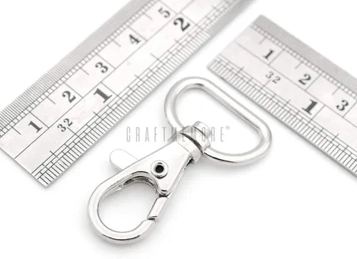 Miniatura 5 de CRAFTMEMORE Ganchos de presión de gatillo de 3/4 de pulgada, clásicos giratorios de langosta con cierre de pinza para bolso, 20 unidades, CSPS Dorado