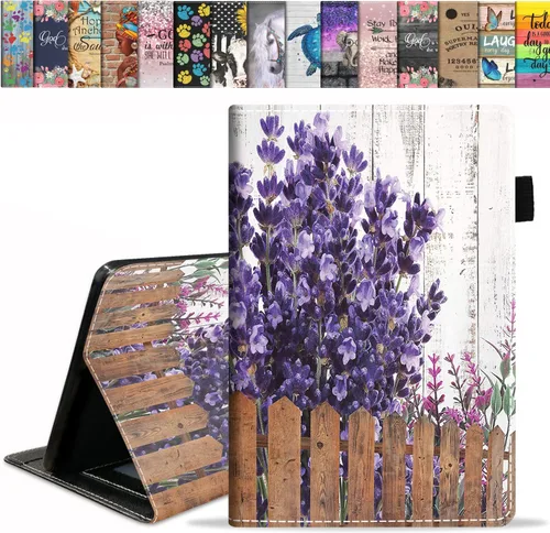 Miniatura 8 de Funda para tablet Fire HD 10/Fire HD 10 Plus de 10.1 pulgadas (11ª generación, lanzada en 2021) – Funda delgada de piel sintética con soporte