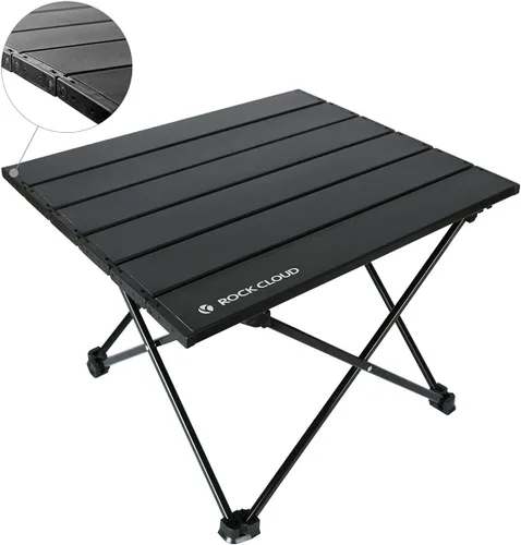 Miniatura 26 de ROCK CLOUD Mesa de campamento portátil de aluminio ultraligera, mesa de playa plegable para camping, senderismo, mochileros, picnic al aire libre