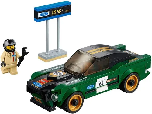 Miniatura 3 de LEGO Speed Champions 1968 Ford Mustang Fastback 75884 Kit de construcción (183 piezas)
