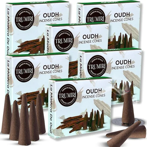 Miniatura 15 de TRUMIRI Incienso ámbar – Paquete de 20 conos (2 x 10) – Incienso de cono perfumado