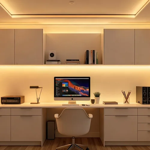 Miniatura 5 de 5mm COB LED Strip Light DC24V Narrow Thin Flexible High Density Uniform 3000K Warm White Cob Strips 400leds/m 16.4FT Dimmable CRI 90+ LED Tape
