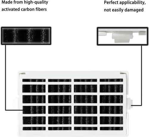 Miniatura 3 de Filtro de aire Fresh Flow compatible con refrigerador Whirlpool modelo WRF560SEHZ00/01/02/03, WRF560SEYM00/01/02/04/05, WRF736SDAM00/10/11/12/13/14