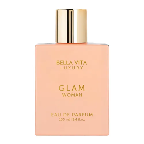 Miniatura 8 de Bellavita Luxury GLAM Eau de Parfum 0.7 onzas líquidas Perfume de tamaño de viaje para mujer Notas florales blancas, naranja africana, jazmín