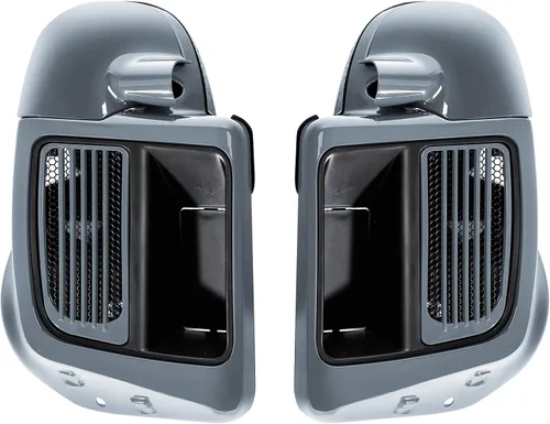 Miniatura 19 de HR3 Carenados inferiores ventilados de color negro vívido a juego compatibles con Harley Ultra Limited, Road Glide, Electra Glide, Tri Glide 2014