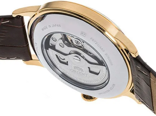Miniatura 4 de ORIENT Bambino Open Heart - Reloj de pulsera para hombre, de acero inoxidable, estilo japonés, automático, con correa