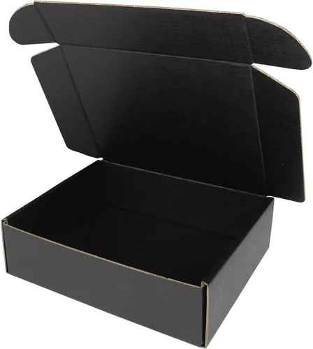 Miniatura 10 de Paquete de 50 cajas de envío de 7x6x2 pulgadas, caja de cartón blanco corrugado, cajas de correo planas para literatura para embalaje de pequeñas