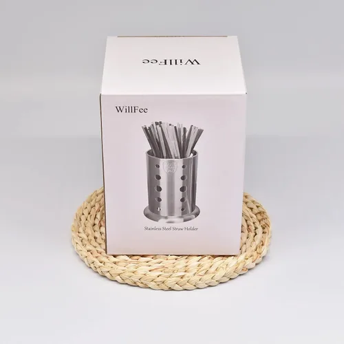 Miniatura 6 de Soporte de paja de acero inoxidable 304, dispensador de paja en la encimera, organizador de cocina para utensilios, cubiertos, gadgets, cucharas