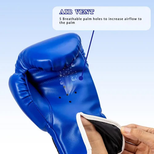 Miniatura 3 de Kids Boxing Gloves for Kids Boys Girls Youth Age 6-12 Years Training Gloves for Punching Bag Kickboxing Muay Thai Mitts MMA