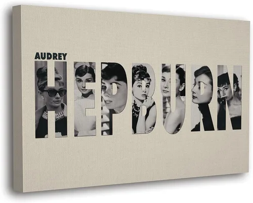 Miniatura 11 de SpiritualHands Audrey Hepburn Póster de Arte de Pared Lienzo Enmarcado, Pósteres de Arte de Pared Haus and Hues, Decoración de Pared Moderna Audrey