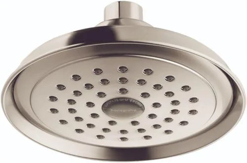 Miniatura 2 de hansgrohe Joleena 04780000 - Cabezal de ducha de transición de 6 pulgadas, 1 pulverizador completo con QuickClean en cromo, 04780000 Cromado