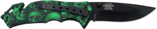 Miniatura 3 de Master USA MU-A001 Serie Cuchillo Plegable con Resorte, Hoja Negra, 11.43 cm Cerrado