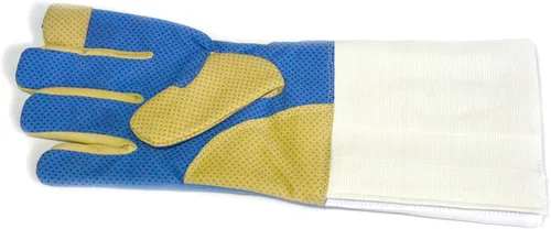 Miniatura 7 de LEONARK Guantes de esgrima para espada y sable de aluminio, guantes para práctica de cercas y combates - Equipo profesional de esgrima para esgrima