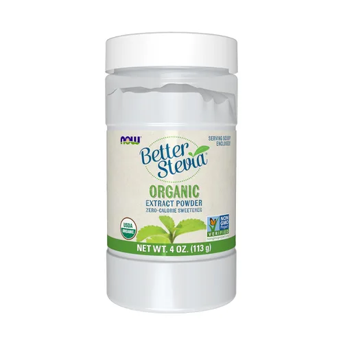 Miniatura 6 de NOW Foods BetterStevia Orgánico Extracto en Polvo Cero Calorías, Apto para Keto, Adecuado para Diabéticos, Sin Eritritol, 1 Libra