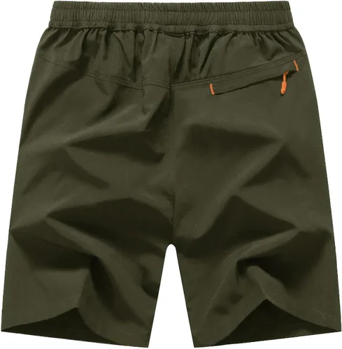 Miniatura 2 de TBMPOY Pantalones cortos de senderismo para hombre de 7 pulgadas 9 pulgadas, de secado rápido, atléticos, gimnasio, deportes al aire libre, 3