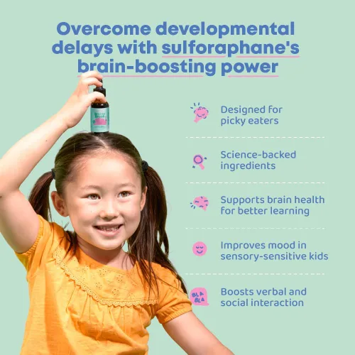 Miniatura 5 de JoySpring Genius Drops y suplemento de sulforafano para niños