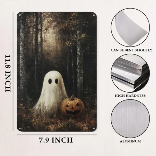 Miniatura 2 de Decoración de pared de fantasma de Halloween, decoración de fiesta de Halloween para interiores y exteriores, decoración espeluznante para el hogar