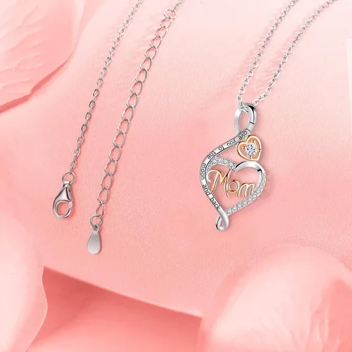 Miniatura 4 de BFF&UNICORN - Collar de plata de ley S925, regalo para la abuela, nana y madre