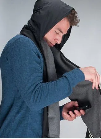 Miniatura 4 de RainScarf la única bufanda a la moda que se transforma en impermeable, talla única , Gris