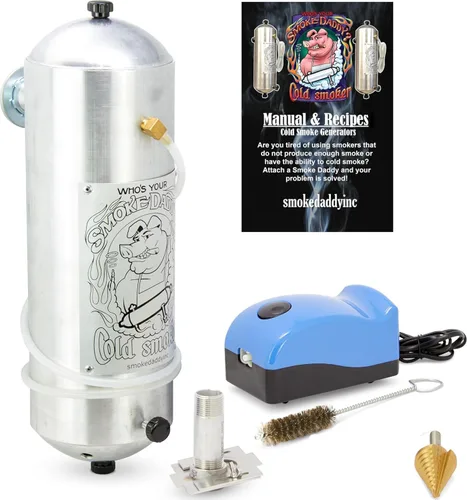 Miniatura 10 de Big Kahuna - Generador de humo frío con adaptador de parrilla de cerámica, cuerpo de aluminio resistente fabricado en Estados Unidos, incluye