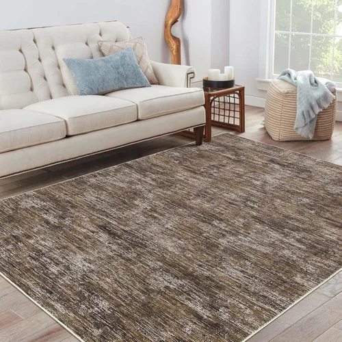 Miniatura 74 de RUGSREAL - Tapete pequeño de 2x3 con base de goma, resistente a las manchas, moderno, color liso, contemporáneo lavable, para la entrada, sala