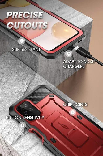 Miniatura 6 de SUPCASE Unicorn Beetle Pro Series - Funda para Samsung Galaxy A12 (versión 2020), funda resistente de cuerpo completo con protector de pantalla