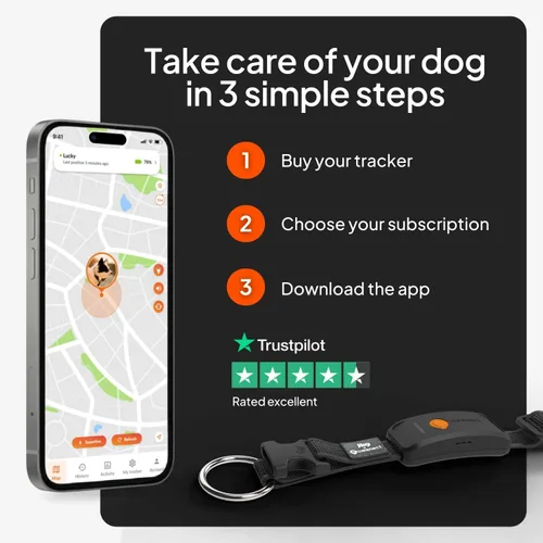 Miniatura 8 de Weenect Dog XT - Nuevo collar GPS para perros Antena XL Impermeable Collar Julius-K9 integrado ultra duradero Requiere suscripción