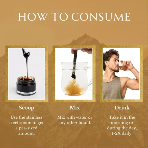 Miniatura 5 de Super Natural Goods Resina Shilajit de alta potencia nutricional, grado A con más de 85 minerales derivados de plantas y ácido fúlvico, energía e