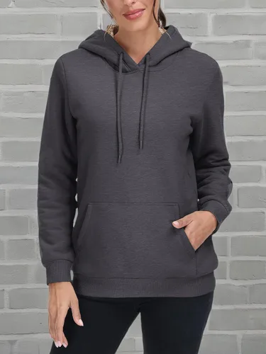Miniatura 92 de MAGCOMSEN Sudaderas con capucha para mujer, con forro de sherpa, de vellón, para invierno, cálido, pesado, de algodón, con bolsillo