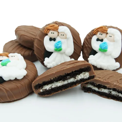 Miniatura 27 de Galletas de la marca Philadelphia Candies cubiertos por ambos lados de chocolate negro y con leche, y crema de cacahuete de la marca Nutter Butter