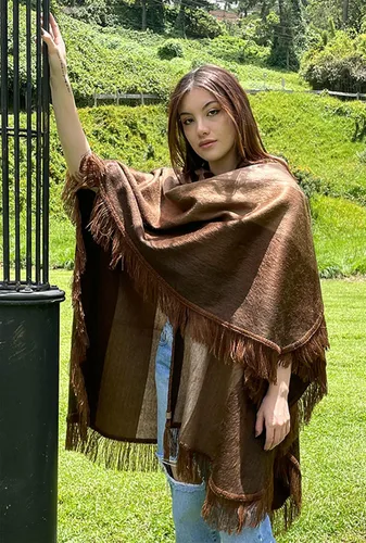 Miniatura 7 de Poncho de alpaca súper cómodo